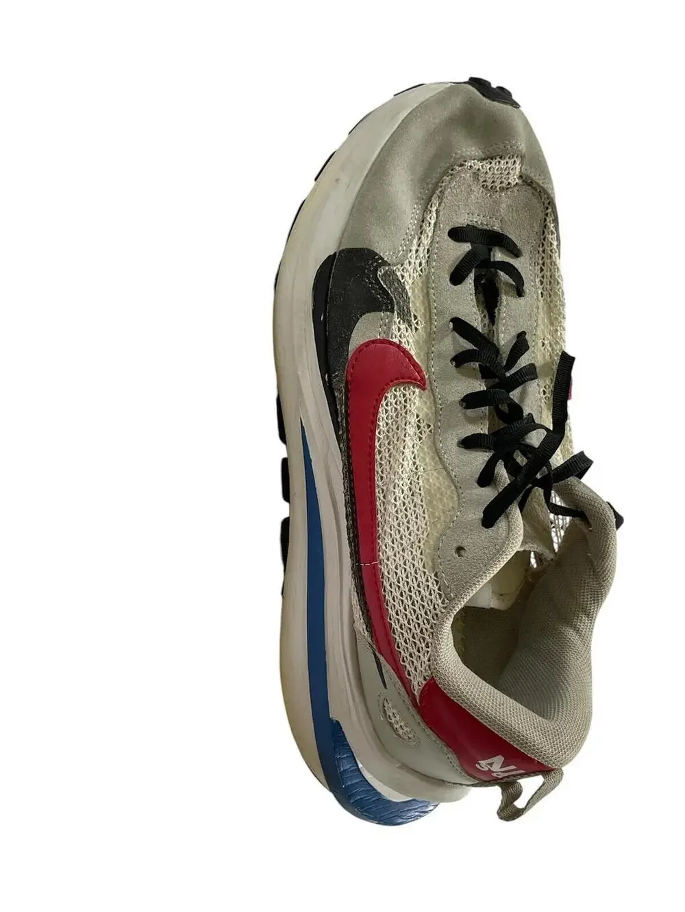 Nike x Sacai VaporWaffle Sail Sport Fuchsia CV1363-100 Mens Size Est 11.5-12